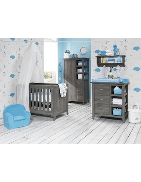 Cómoda con cambiador Lyon Mon Caramel de MDF