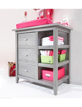 Cómoda con cambiador Lyon Mon Caramel de MDF