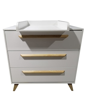 Cómoda con cambiador Lazio Mon Caramel de MDF