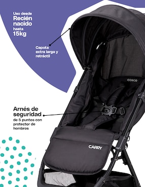 Carriola ultracompacta Carry Cosco plegable