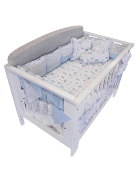 Juego de cuna Titi Muebles Lluvia para bebé niño 6 piezas