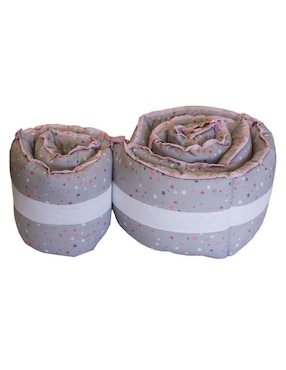 Juego de cuna Titi Muebles Lunas para bebé niña 6 piezas