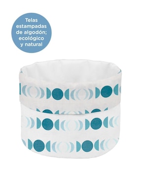 Cesto decorativo Nap de algodón y poliéster