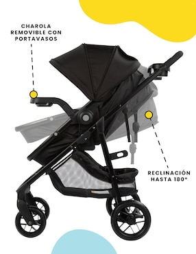 Carriola travel system Grow & Go Flex Safety 1St plegable