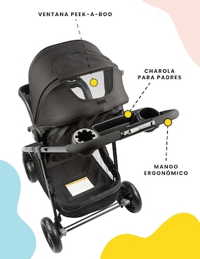 Carriola travel system Grow & Go Flex Safety 1St plegable