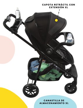 Carriola travel system Grow & Go Flex Safety 1St plegable