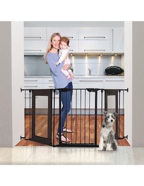 Puerta de seguridad de metal para bebé Dreambaby
