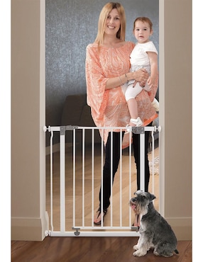 Puerta de seguridad de metal para bebé Dreambaby
