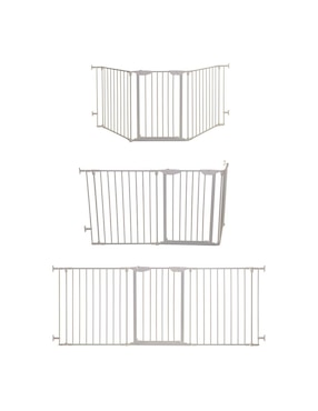 Puerta de seguridad de metal para bebé Dreambaby