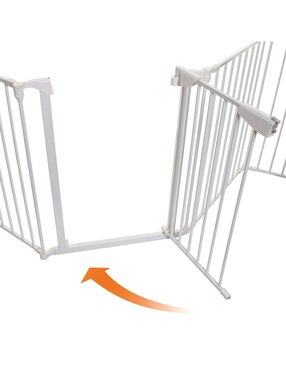 Puerta de seguridad de metal para bebé Dreambaby