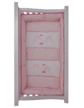 Juego de cuna Pipapo Arcoíris para bebé niña 4 piezas