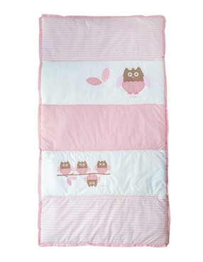 Juego de cuna Pipapo Búhos para bebé niña 4 piezas