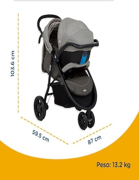 Carriola travel system Litetrax 3 Joie plegable