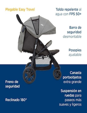 Carriola travel system Litetrax 3 Joie plegable