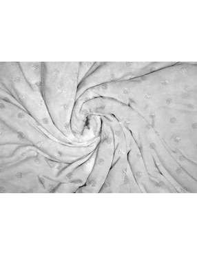 Cobertor Chiquimundo Silver estampado lunares