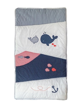 Juego de cuna Pipapo Ballenas para bebé niño 3 piezas