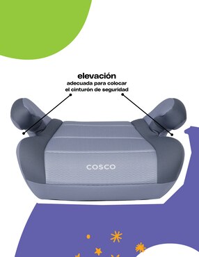 Autoasiento booster Cosco Topside Organic Waves
