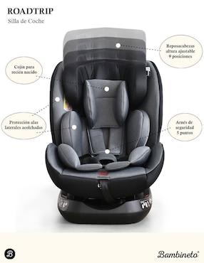 Autoasiento Bambineto Roadtrip