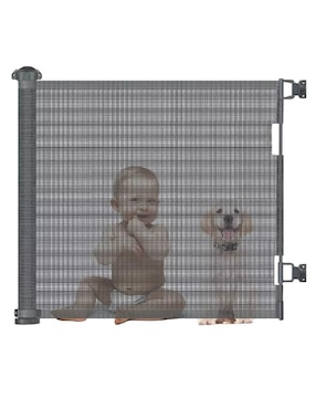 Puerta de seguridad de plástico para bebé Genérica