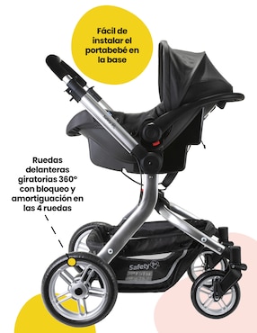 Carriola travel system Legacy Safety 1St plegable