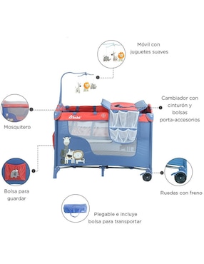 Cuna de viaje The Baby Shop Corraldreams
