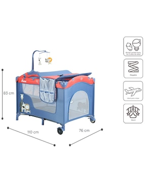 Cuna de viaje The Baby Shop Corraldreams