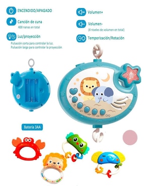 Móvil sonajero para bebe