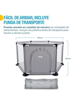 Corral portátil Shimy para bebé