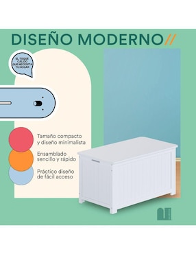 Baúl de madera Mubson