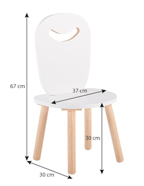 Silla Montessori Duduk