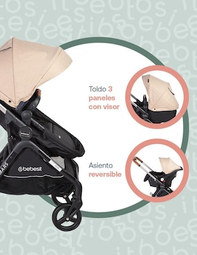 Carriola travel system Bebesit plegable