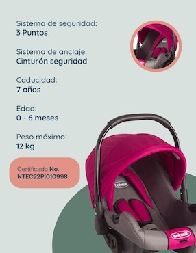 Carriola travel system Travel System Bebesit plegable