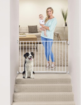 Puerta de seguridad de metal para bebé Deambaby