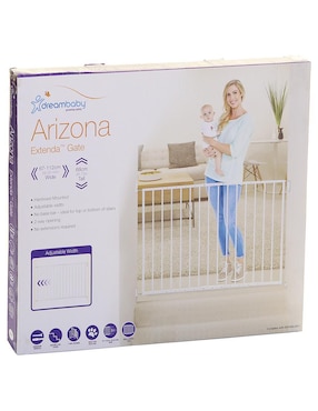 Puerta de seguridad de metal para bebé Deambaby