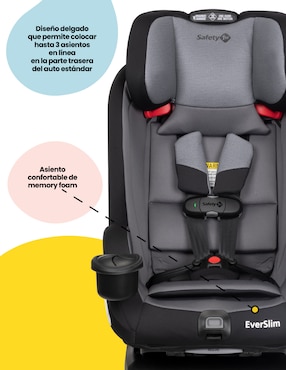 Autoasiento convertible Safety 1St Everslim