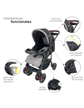 Carriola travel system The Baby Shop plegable