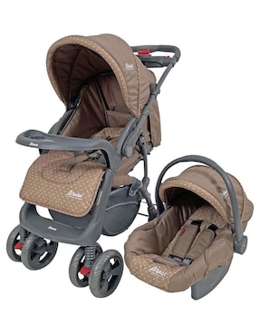 Carriola Travel System Manubrio Reversible Y Autoasiento The Baby Shop De Metal