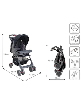 Carriola ultraligera D´Bebé D'Bebé plegable