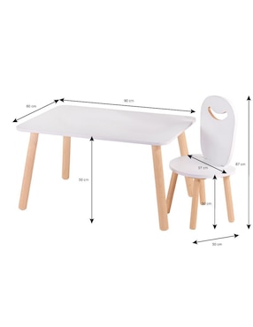 Mesa armable Toddlers Duduk