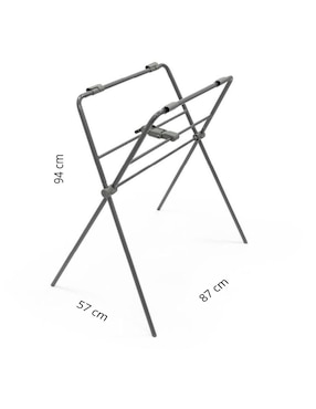 Soporte para tina Stokke Flexi Bath de aluminio