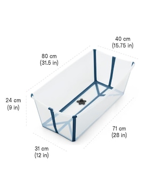 Bañera Stokke XL de plástico