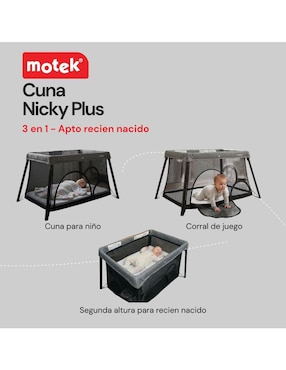 Cuna de viaje Motek Nicky Plus