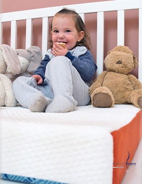 Colchón para cuna memory foam baby better confort medio