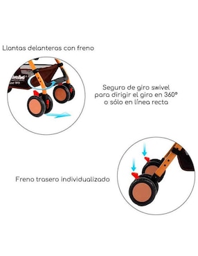 Carriola estándar D'Bebé plegable