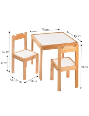 Mesa con silla armable Toddlers Duduk
