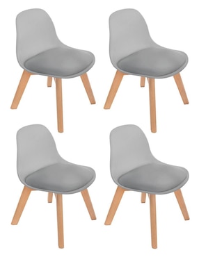 Silla 4 piezas Frankfurt Duduk de plástico