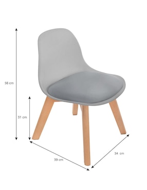 Silla 2 piezas Frankfurt Duduk de plástico