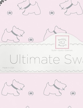 Frazada de tejido microfibra Swaddledesigns para bebé niña
