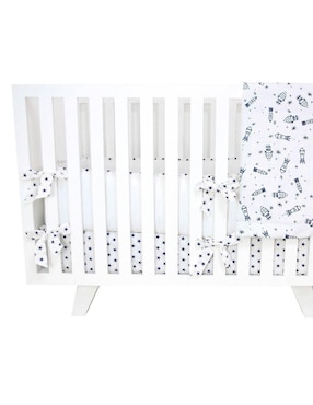 Juego de cuna Nap Cohetes para bebé niño 3 piezas