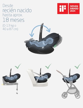 Portabebé Maxi Cosi Slidetech unisex